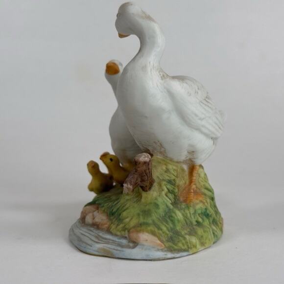 Homco #1459 Porcelain Figurine w/Sticker Duck/Ducklings/Geese Family Vintage - Picture 11 of 16
